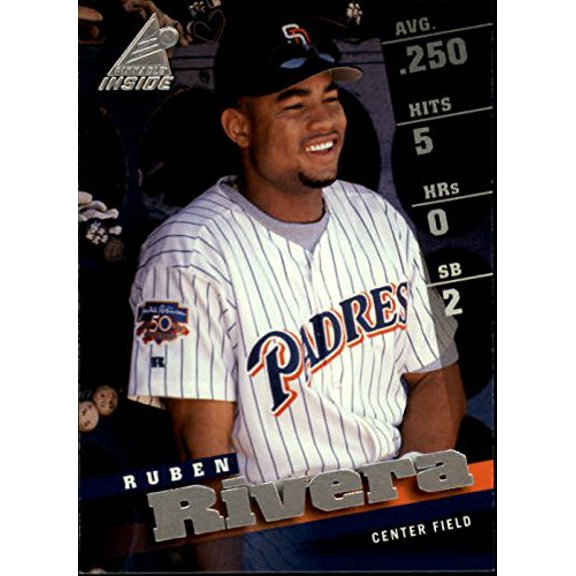 1998 Pinnacle Inside #74 Ruben Rivera MLB Baseball Trading Card