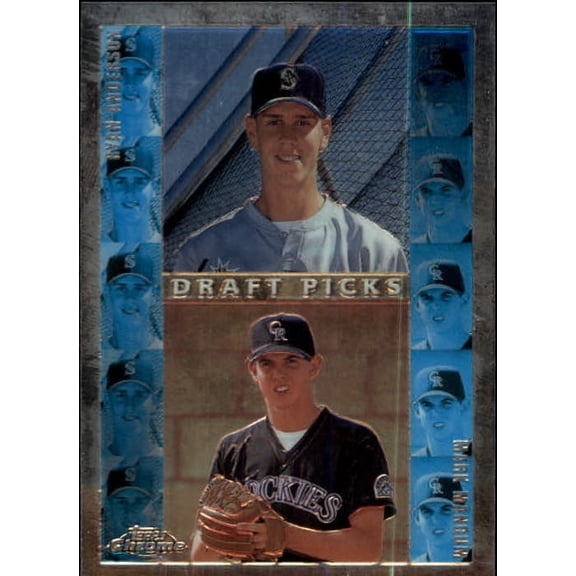 1998 Topps Chrome #491 Ryan Anderson RC MLB Baseball Trading Card