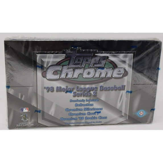 1998 Topps Chrome Baseball Series 2 Box (Hobby)