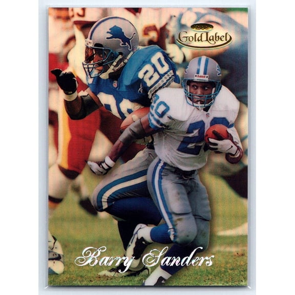 1998 Topps Gold Label Barry Sanders #100 Class 3