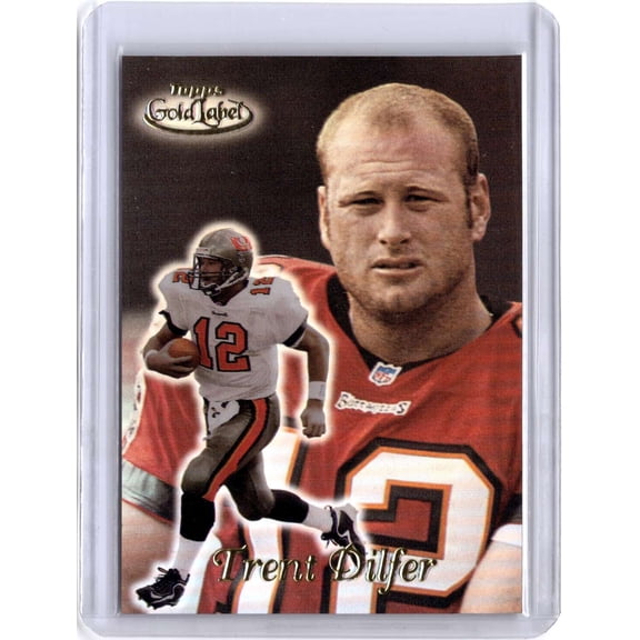 1998 Topps Gold Label Trent Dilfer #19 Class Tampa Bay Buccaneers Football Trading Card