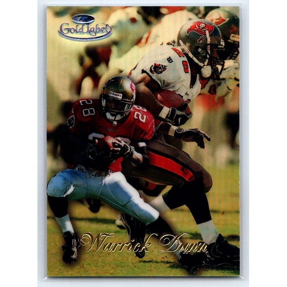 1998 Topps Gold Label Warrick Dunn #50 Class 1 Black Label