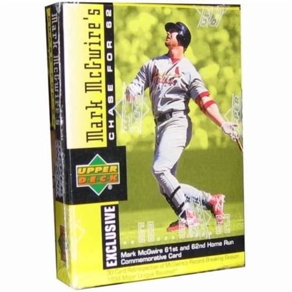 1998 Upper Deck Mark McGwire's Chase For 62 Baseball Box
