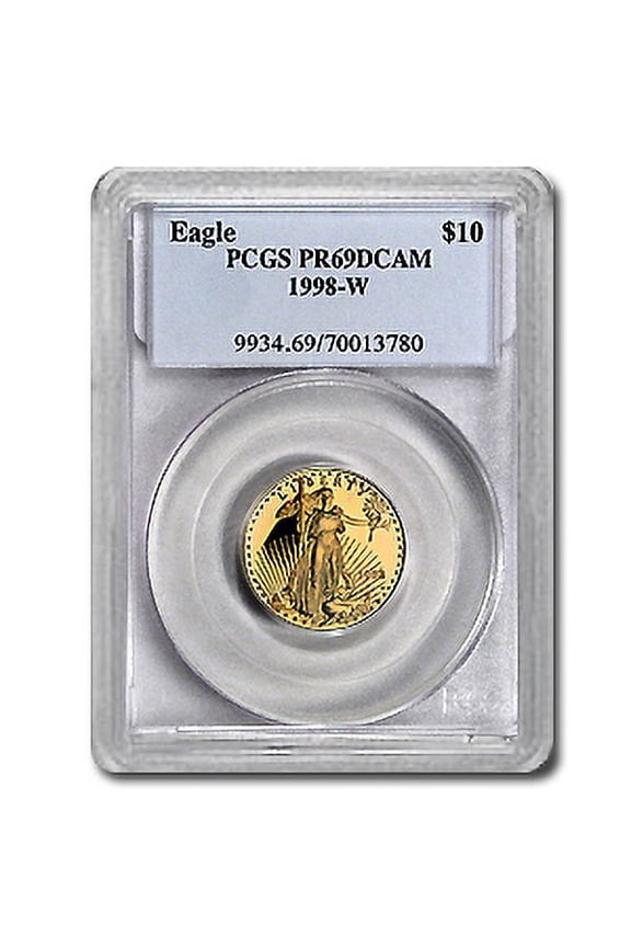 1998-W 1/4 oz Proof American Gold Eagle PR-69 PCGS