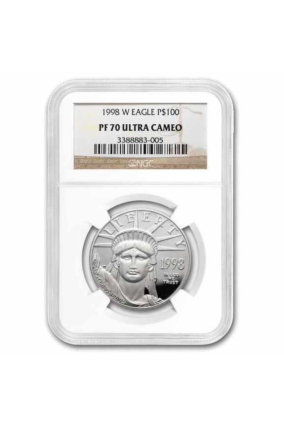 1998-W 1 oz Proof American Platinum Eagle PF-70 UCAM NGC