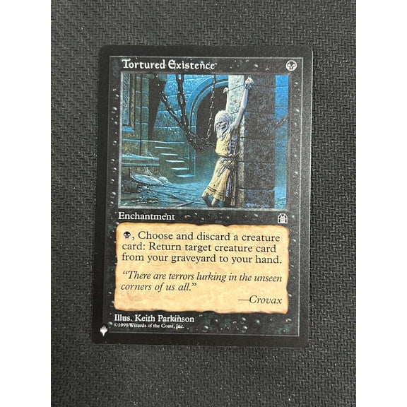 Magic The Gathering Stronghold Tortured Existence 1998 Wizards Of The Coast Trading Card