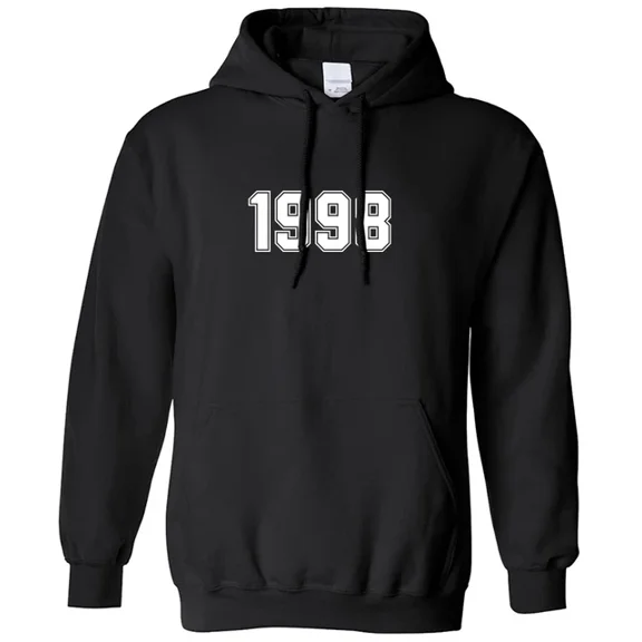 1998 Year Birthday Anniversary Mens Womens Women Mens 1 Side Hoodie S-5Xl