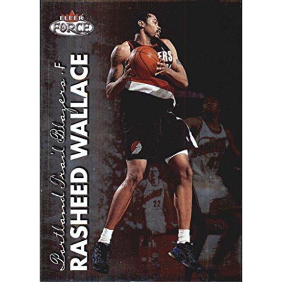 1999-00 Fleer Force #175 Rasheed Wallace NBA Basketball Trading Card