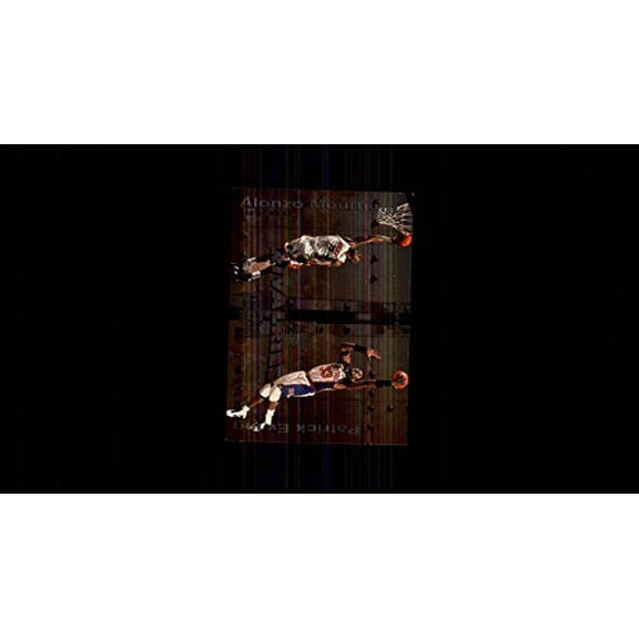 1999-00 Metal Rivalries #R4 Patrick Ewing Alonzo Mourning NBA Basketball Trading Card
