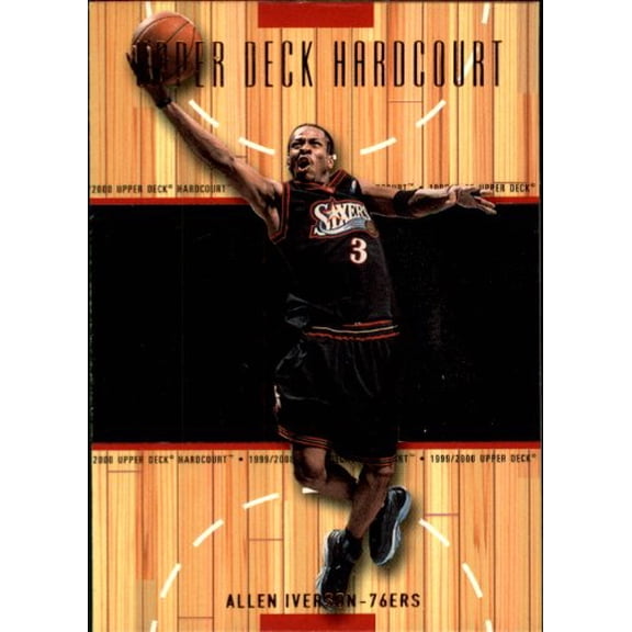 1999-00 Upper Deck Hardcourt #40 Allen Iverson NBA Basketball Trading Card
