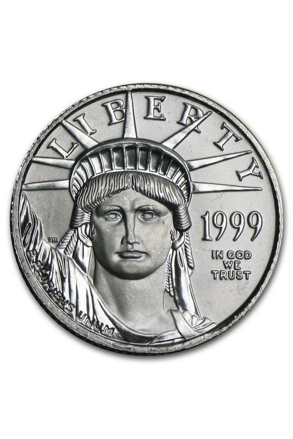 1999 1/10 oz American Platinum Eagle BU