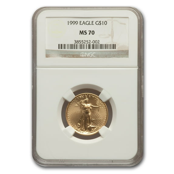 1999 1/4 oz American Gold Eagle MS-70 NGC