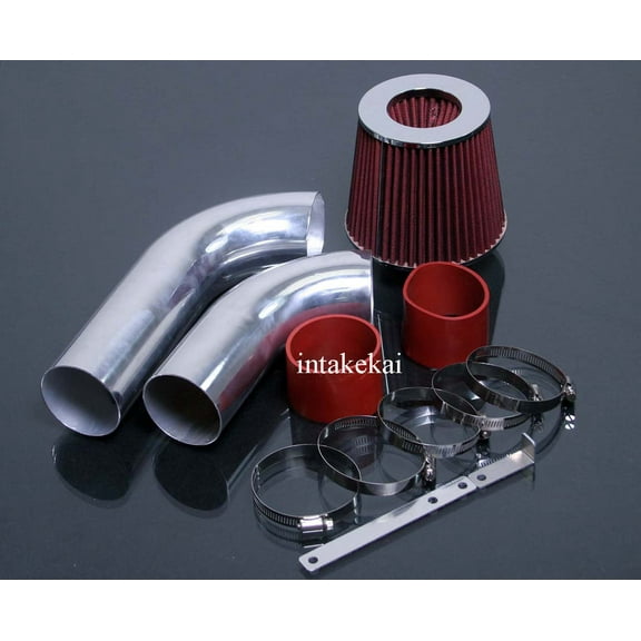 1999 2000 BMW 328 2.8 2.8L / 20012002 2003 2004 2005 BMW 325 2.5 2.5L 330 3.0L I6 ENGINE AIR INTAKE KIT + FILTER (RED)