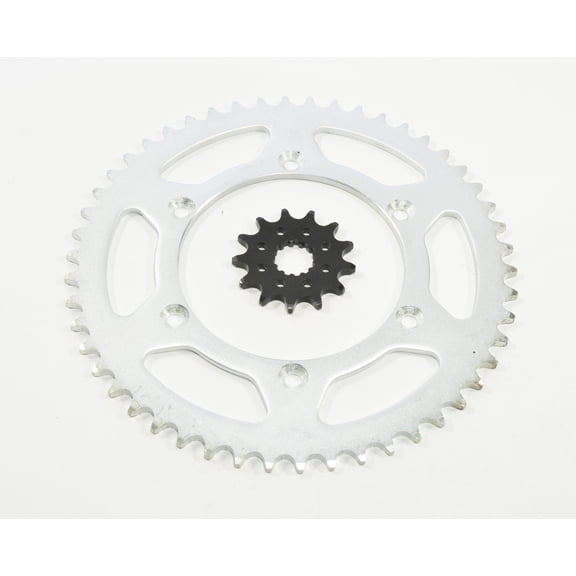 1999-2001 Yamaha WR400 F WR 400 F 13 Tooth Front & 50 Tooth Rear Silver Sprocket