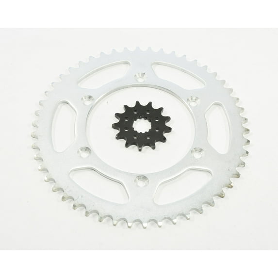 1999-2001 Yamaha WR400 F WR 400 F 13 Tooth Front & 50 Tooth Rear Silver Sprocket