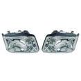 thumbnail image 1 of For 1999-2002 Volkswagen Jetta Headlights Driver and Passenger Side Pair w/Fog Lights; w/bright bezel; late design VW2502116 VW2503116 - replaces 1J5-941-017AH 1J5-941-018AH, 1 of 4