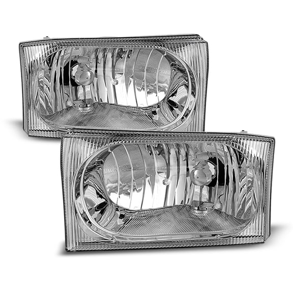 1999-2004 Ford F250/F350/F450 Superduty Excursion Headlights Lamp Set Left+Right