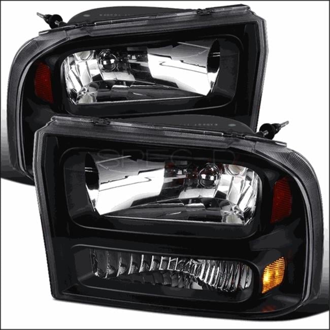 1999 - 2004 Ford F250 LED Headlights, Black