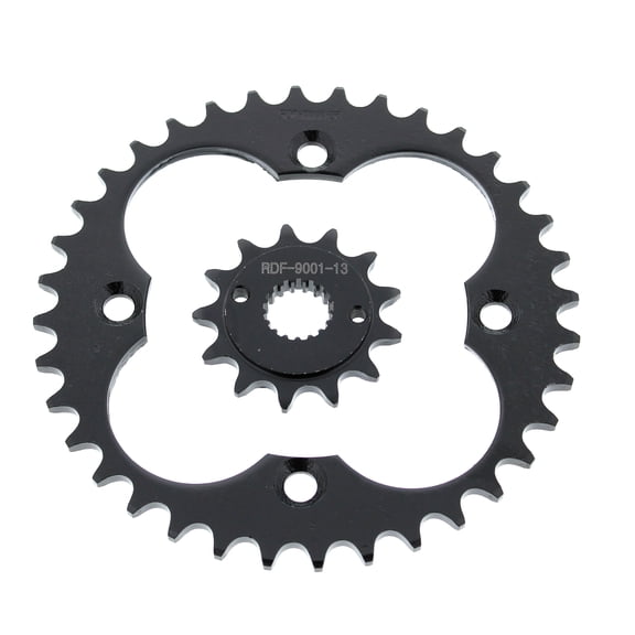 1999-2004 Honda TRX400EX 400EX 13 Tooth Front & 36 Tooth Rear Black Sprocket