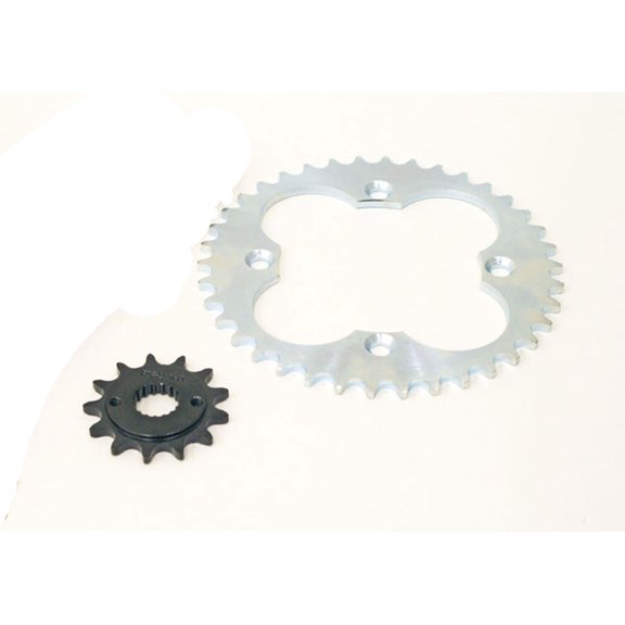 1999-2004 Honda TRX400EX 400EX 13 Tooth Front & 38 Tooth Rear Silver Sprocket