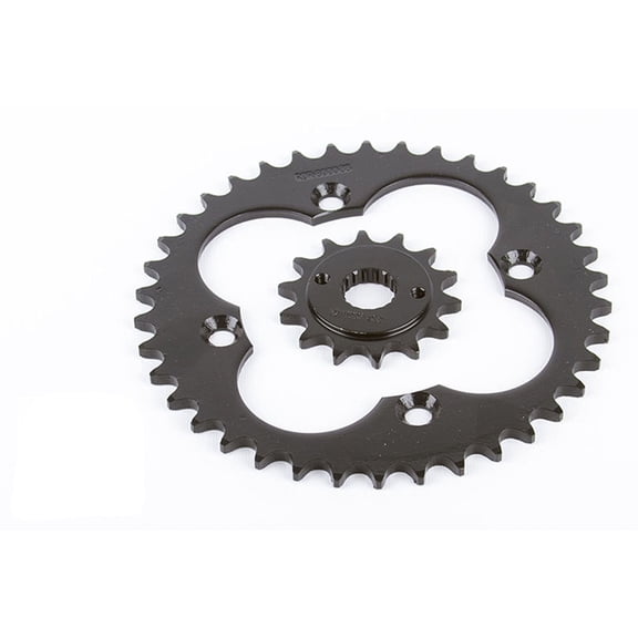 1999-2004 Honda TRX400EX 400EX 14 Tooth Front & 38 Tooth Rear Silver Sprocket