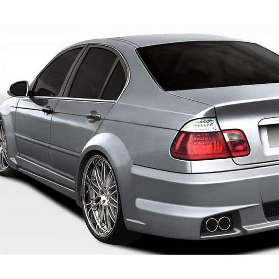 1999-2005 BMW 3 Series E46 4DR Duraflex I-Design Wide Body Rear Fender Flares - 2 Piece