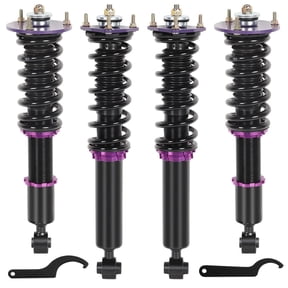 SPEEDWOW Coilovers Kits for 1999-2005 Lexus IS200/IS300, 24 Levels Damper Adjustable Coilovers Suspension Struts Kit, Twin-Tube Lowering Kit,Purple