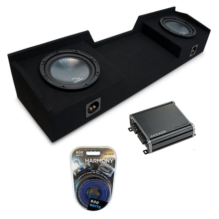 1999-2006 Chevy Silverado Ext Cab Truck Harmony R124 Dual 12" Sub Box & CXA400.1