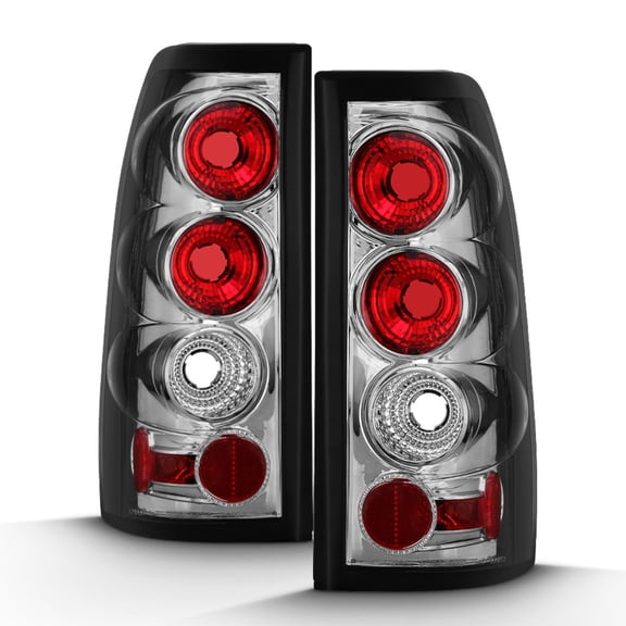 1999-2006 GMC Sierra 99-02 Chevy Silverado Euro Tail Lights Lamps Left+Right Set