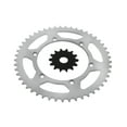 thumbnail image 1 of 1999-2008 Kawasaki KX250 250 14 Tooth Front and 49 Tooth Rear Sprocket, 1 of 3