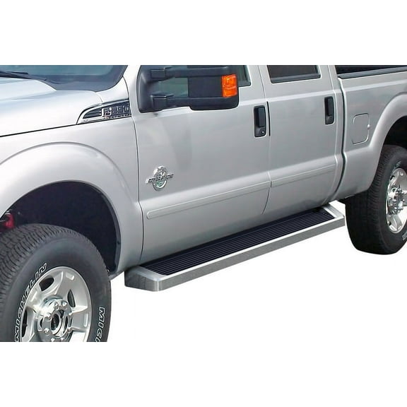 1999-2016 Ford F-250/F-350 Super Duty Crew Cab 1998-2005 Ford Excursion Polish Finish 6 Inch iRunning Board Door to Door Side Bar Side Step Running Board