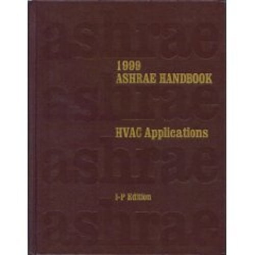 Pre-Owned 1999 Ashrae Handbook: Heating, Ventilating, and Air-Conditioning Applications : Inch-Pound Edition (ASHRAE APPLICATIONS HANDBOOK INCH/POUND) (Hardcover) 1883413710 9781883413712