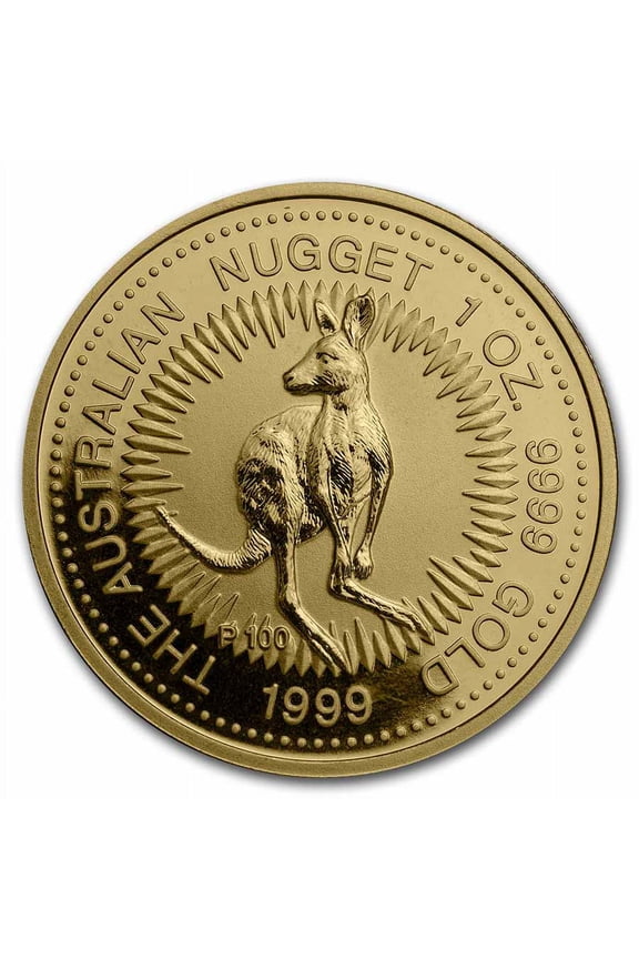 1999 Australia 1 oz Gold Kangaroo BU