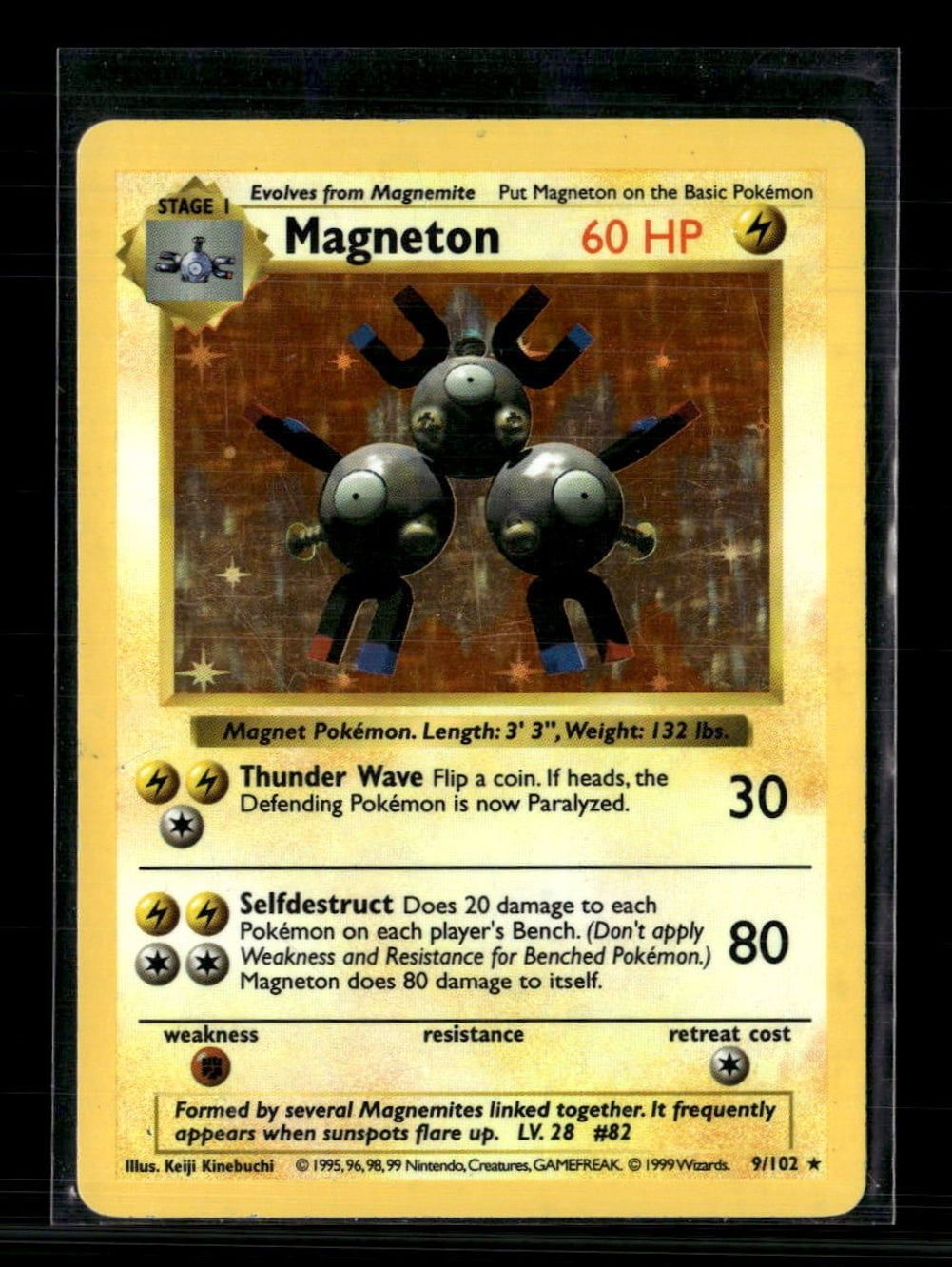 first edition magneton pokemon card PSA 7 NM This specific card features a stunning Pokemon proxy cards first edition
