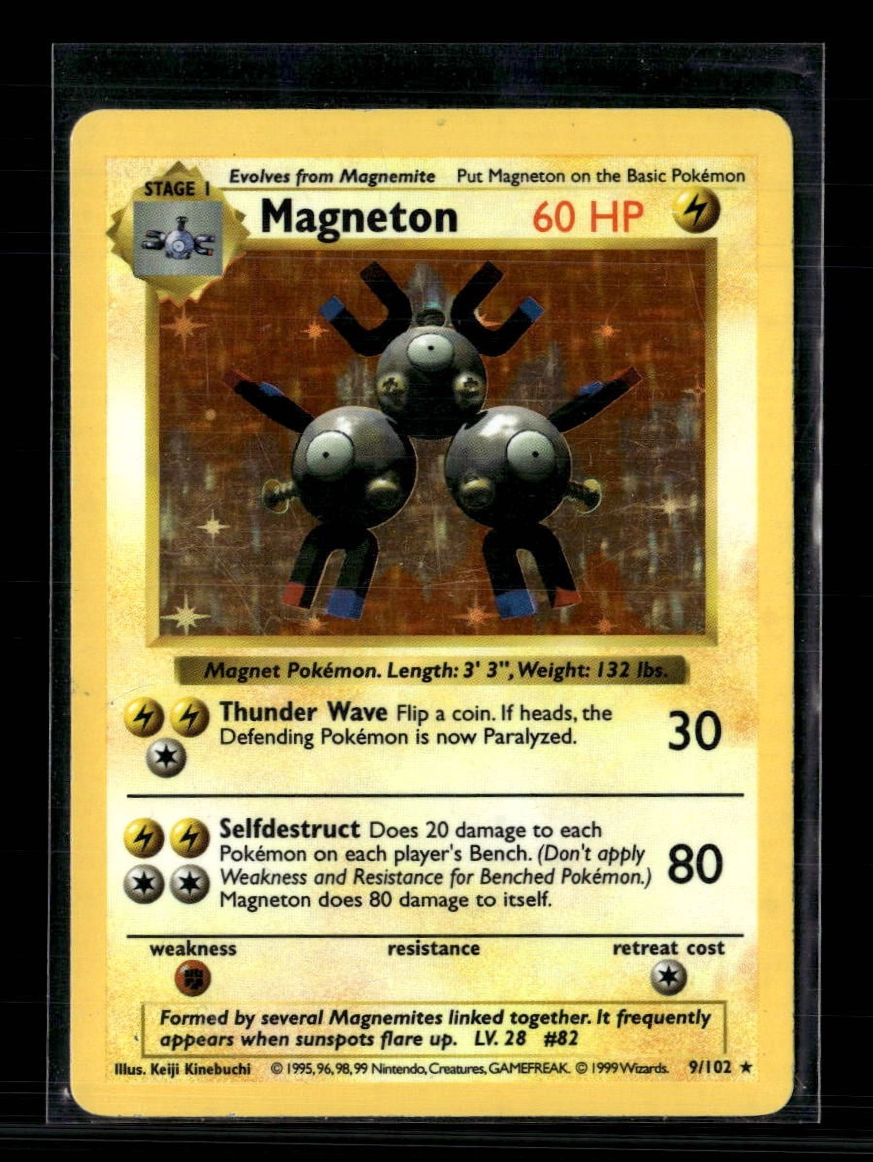 magneton pokemon card price Magneton Pokemon Base Set Holo Japanese #082 CGC 9