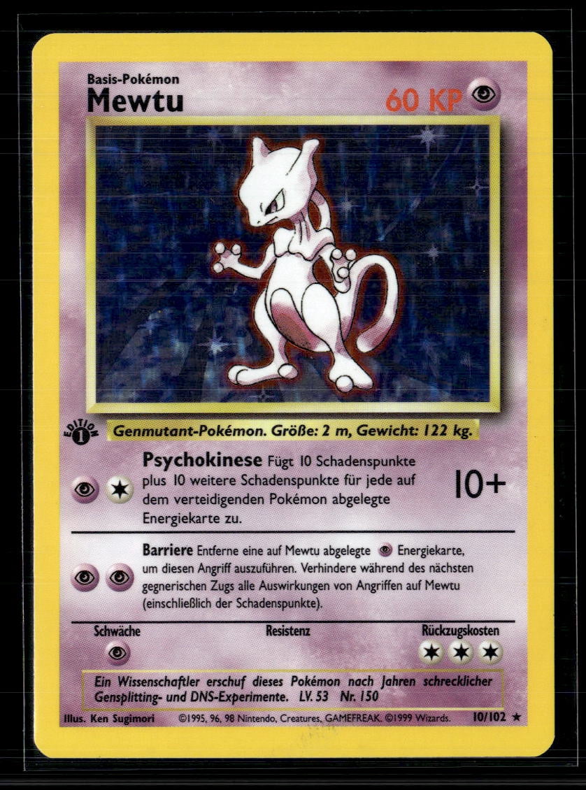 Rare Mewtwo Cards