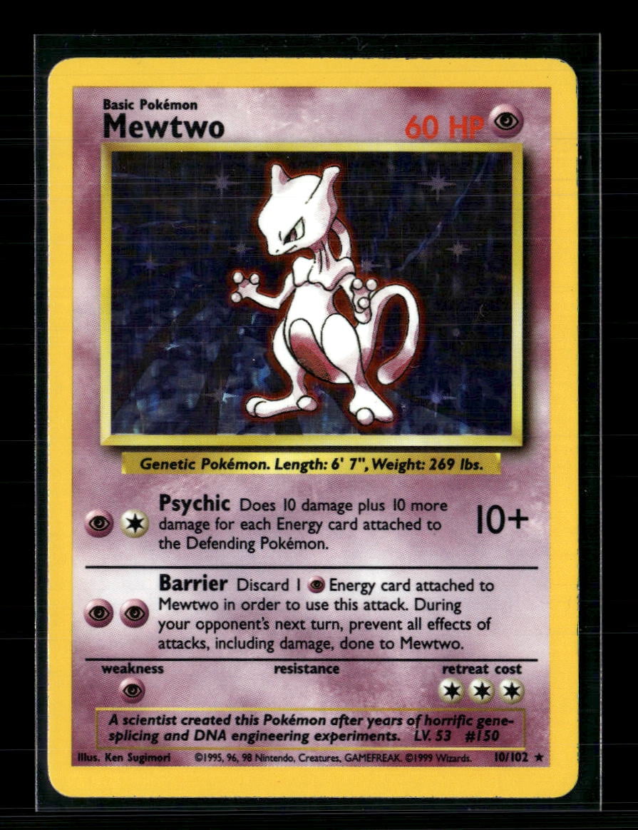 Rare Mewtwo Cards
