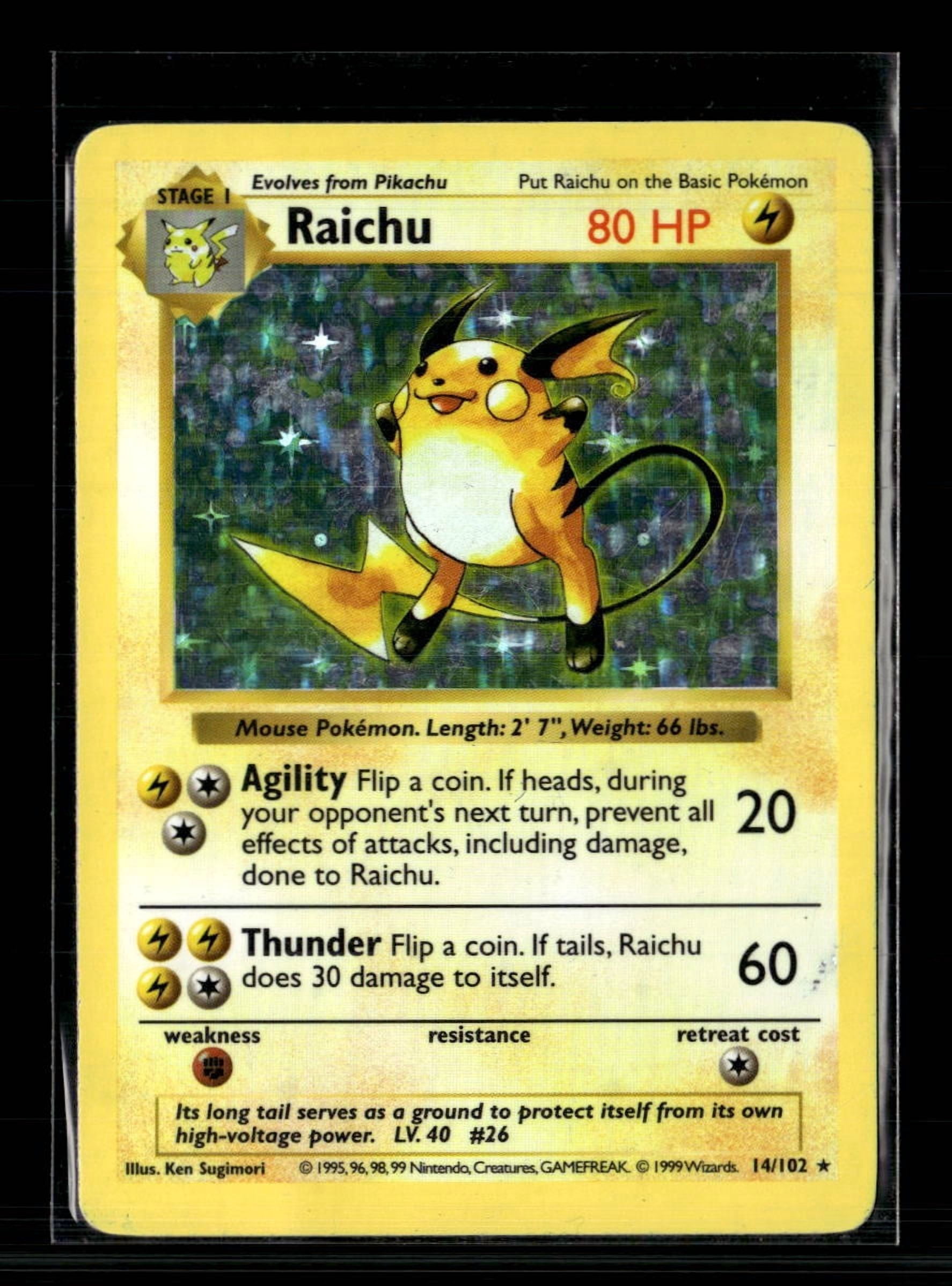 Raichu Card