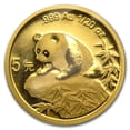 thumbnail image 1 of 1999 China 1/20 oz Gold Panda Large Date No Serif BU (Sealed), 1 of 2