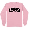 thumbnail image 1 of 1999 College Style Long Sleeve Shirt Unisex Medium Pink, 1 of 5