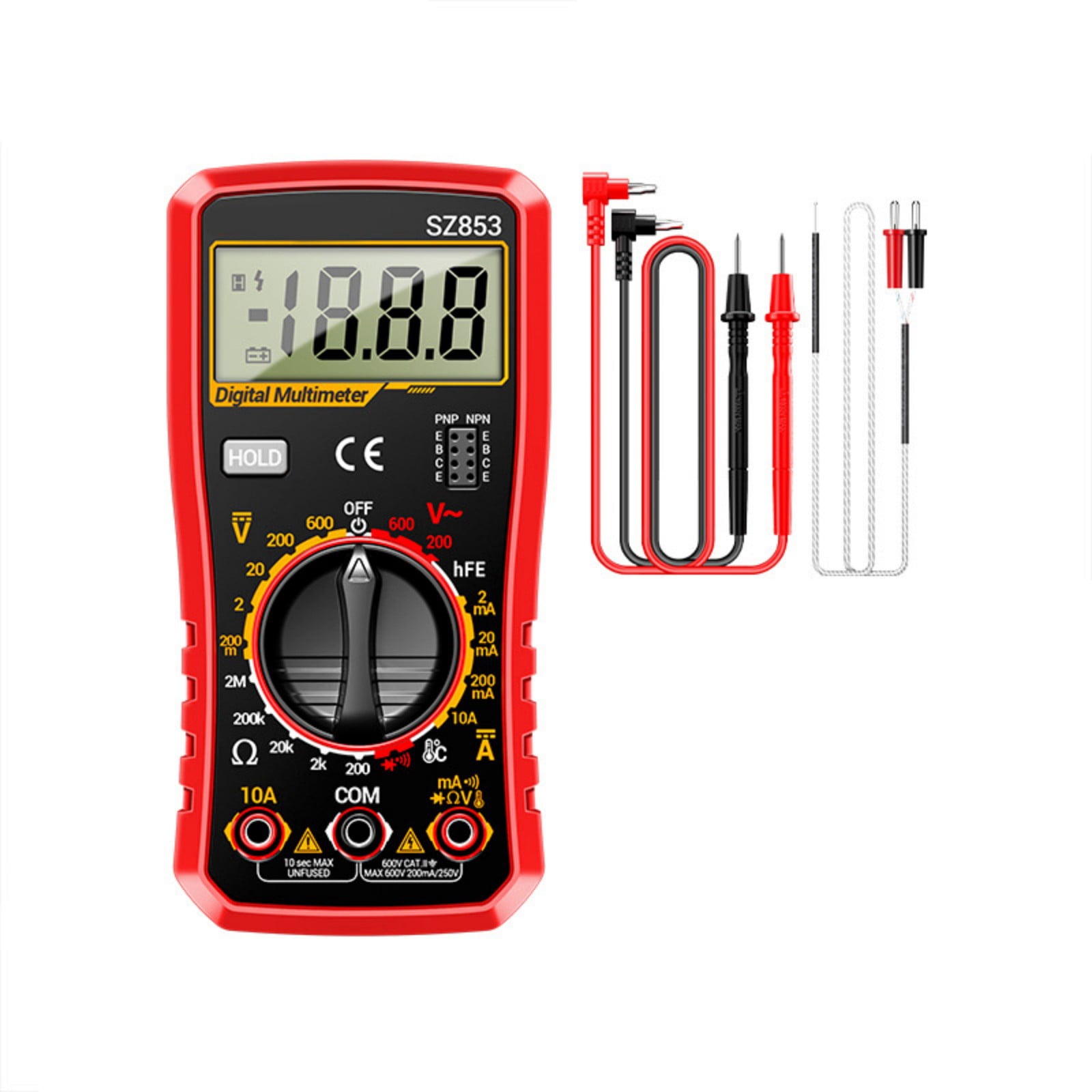 1999 Count ABS Construction Digital Multimeter For Electricians ...