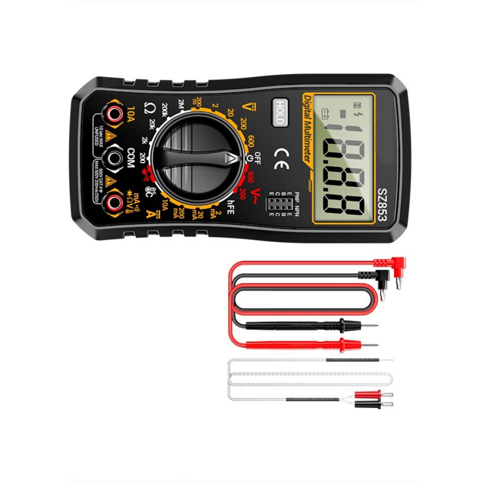 1999 Count ABS Construction Digital Multimeter For Electricians ...