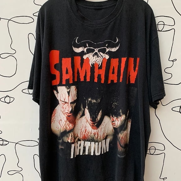 1999 Danzig Samhain Initium Blood Ritual Graphic Unisex Tshirt Reprint KH2419