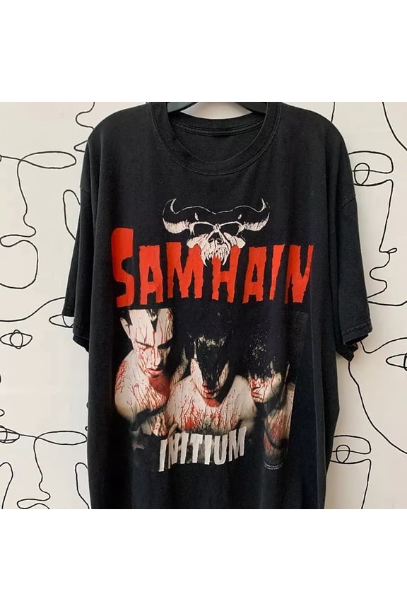 1999 Danzig Samhain Initium Blood Ritual Graphic Unisex Tshirt