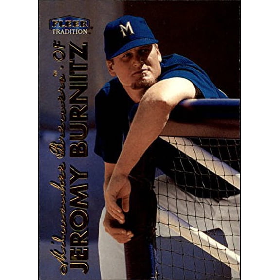 1999 Fleer Tradition #25 Jeromy Burnitz MLB Baseball Trading Card