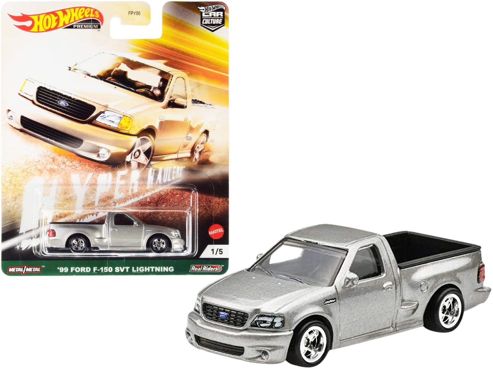 1999 Ford F-150 SVT Lightning Pickup Truck Silver 