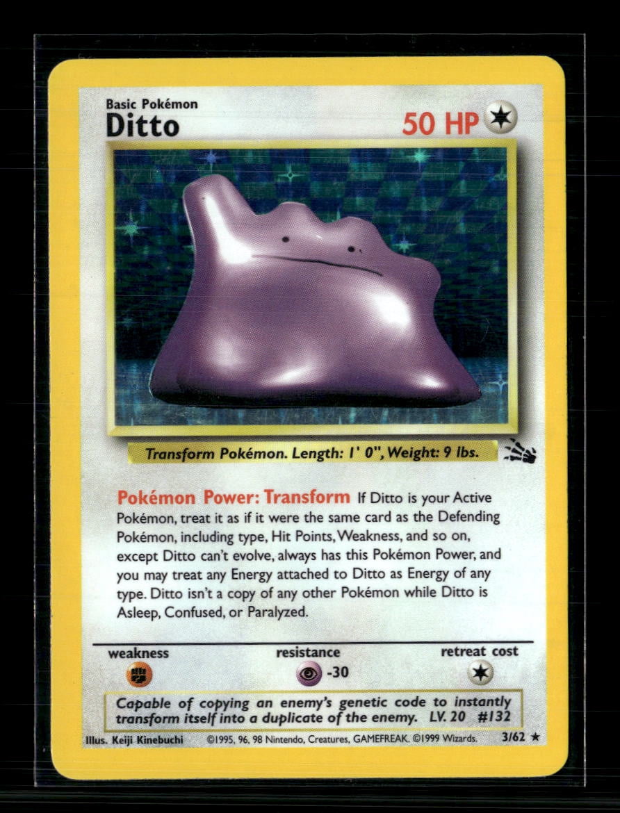 Fossil Pokemon Card