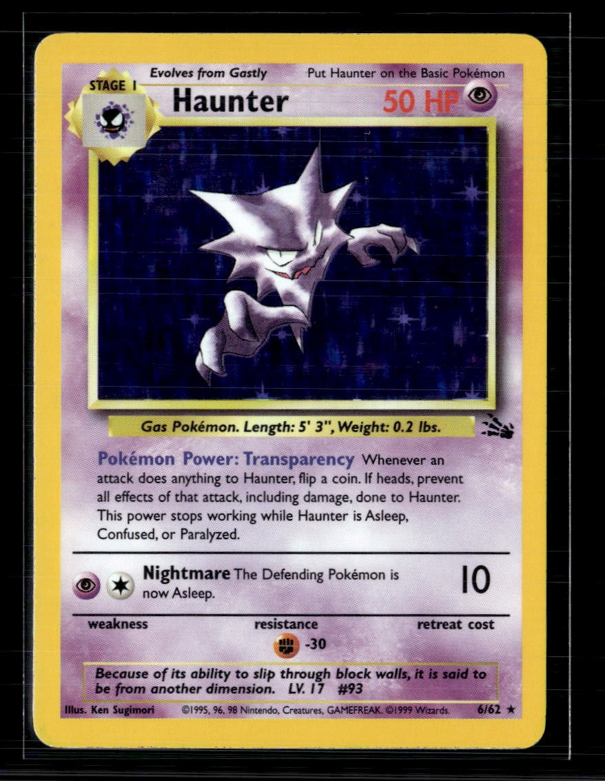 Fossil Pokemon Cards