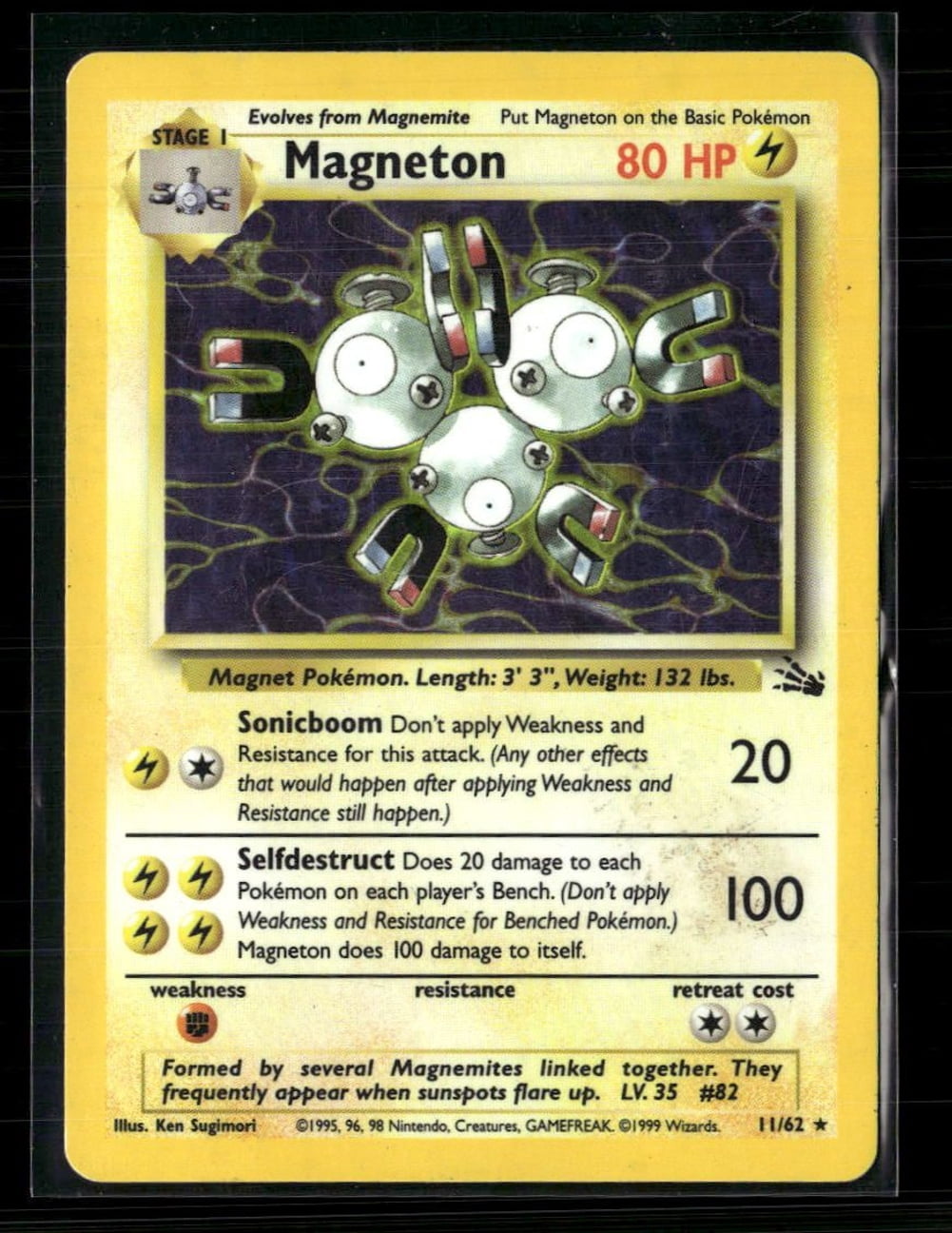 Magneton Pokemon Card