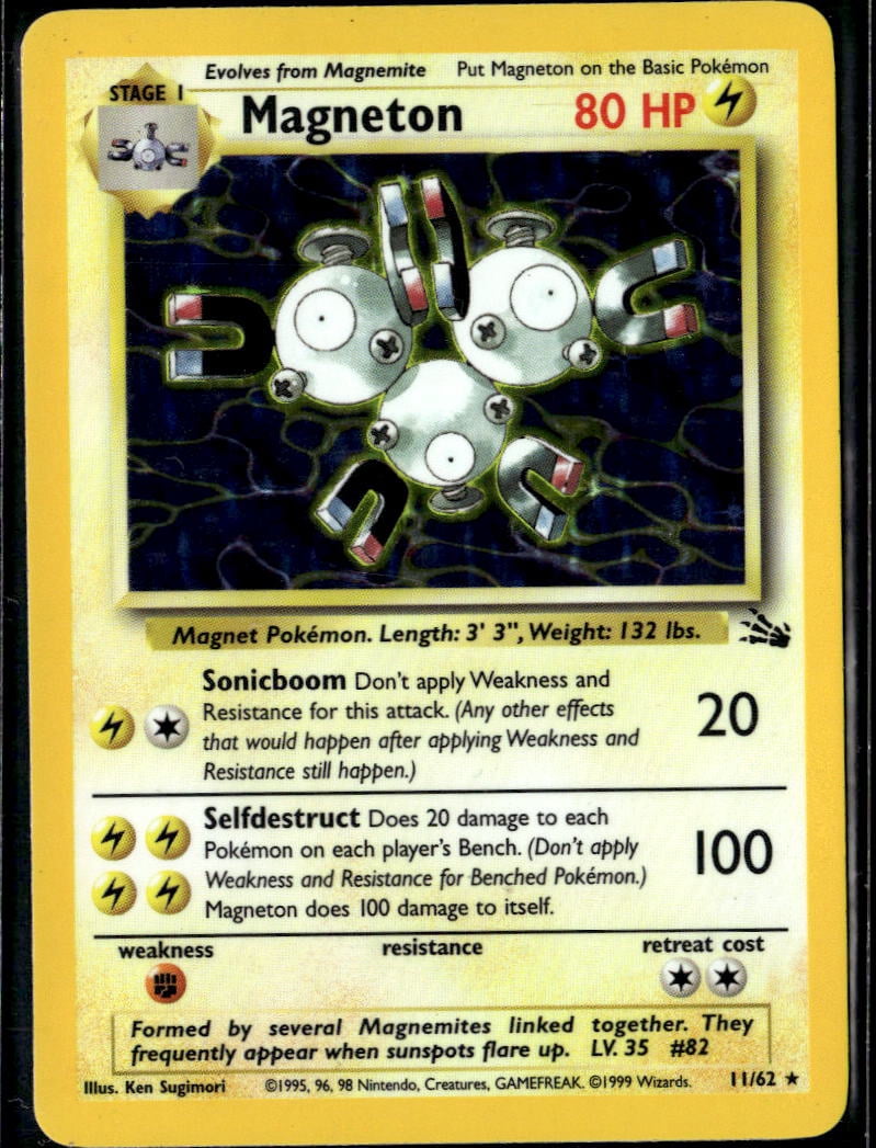 Magneton Pokemon Card